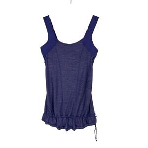Lululemon Run Time Tank Top with Built-In Bra Women’s Size 8 Purple Active